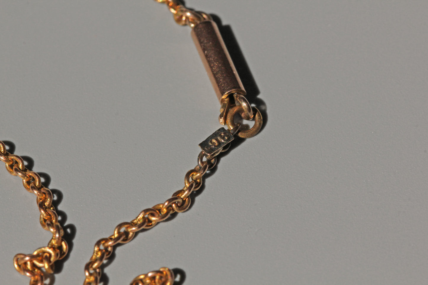 Antique victorian seed pearl crescent moon star necklace, in 9 carat gold