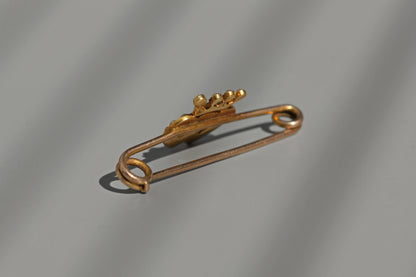 Antique turquoise & pearl luckenbooth heart brooch, in 15 carat gold