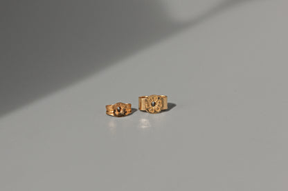 Antique baroque pearl drop earrings, in 9 carat gold