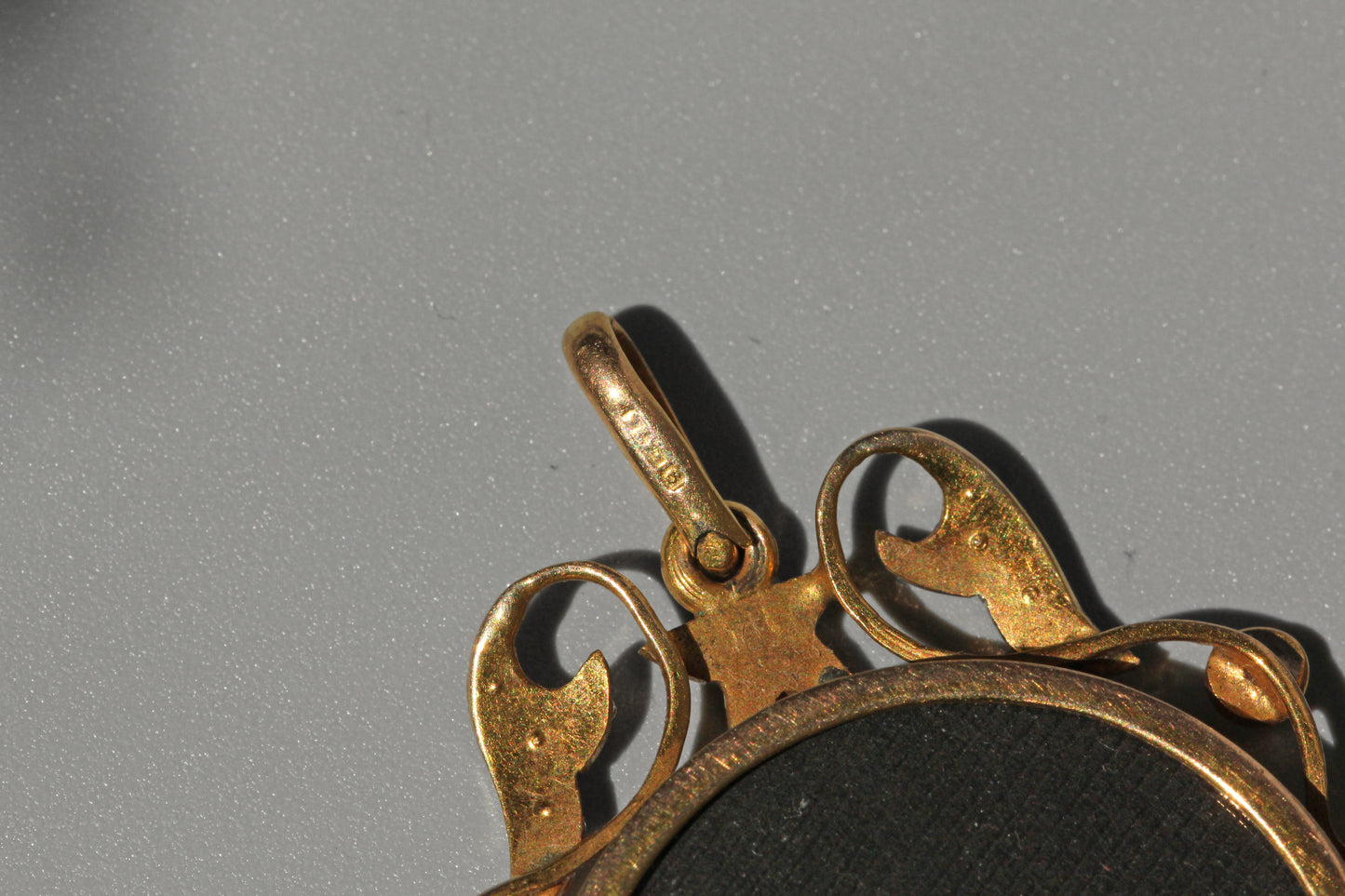 Antique celestial pearl double locket pendant, in 9 carat gold