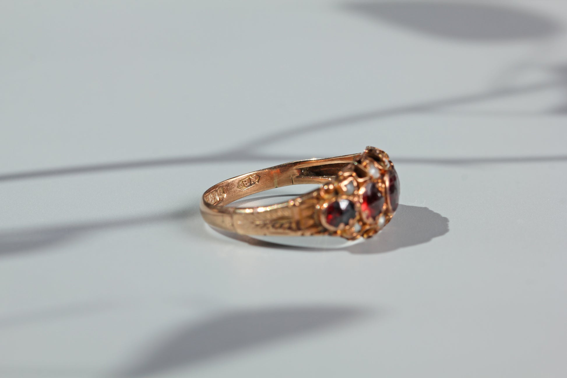 antique gold hallmarks on victorian ring
