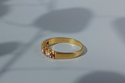 Hallmarks on vintage 18ct gold London import ring